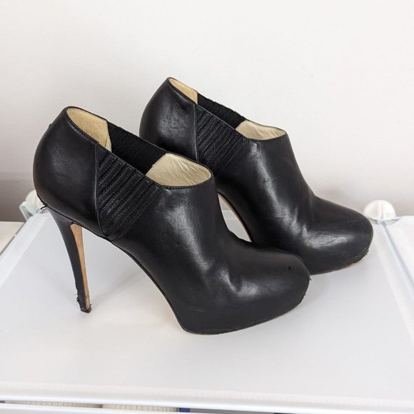 Brian Atwood Black Booties - Picture 1 of 5